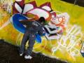 fuck vieja sapa llama al 133 ( graffiti maipu )