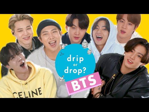 poster for BTS Reacts to Their Favorite Fashion Trends | Drip Or Drop? | Cosmopolitan