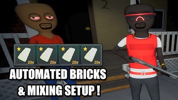 the best end game automated mixing setup in Schedule 1 (8+ bricks a day)