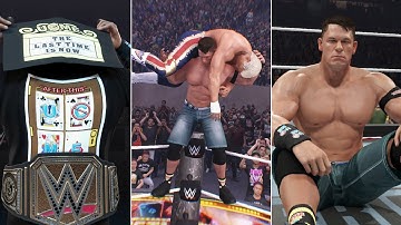 WWE 2K25 John Cena WM41 DLC New Champion Entrance, Title Winning Scene, Signatures, Finishers & More