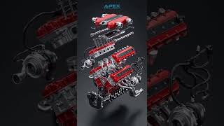 😱This Engine Has 1000+ Parts! #Shorts⚙️ Inside a V8 Engine! 🤯See How a V8 Engine Is Built! #Shorts🤯
