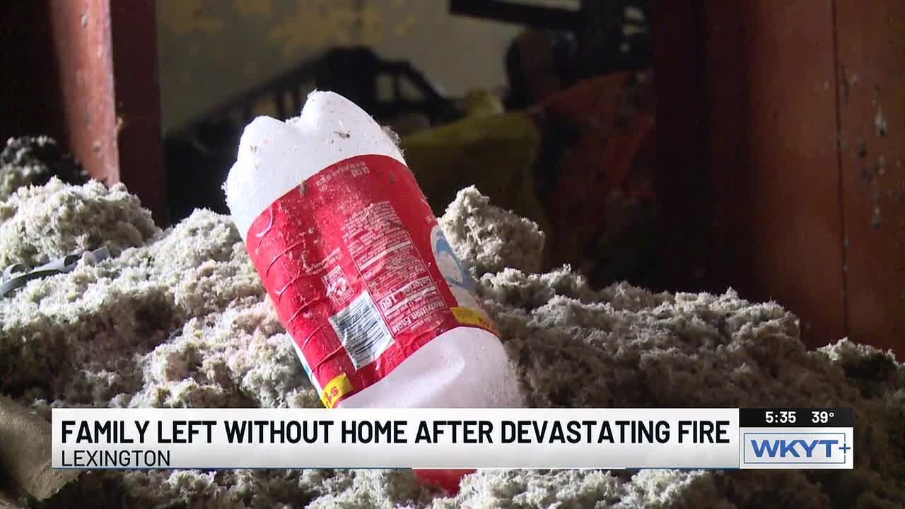 Lexington family loses home to fire days before Christmas - YouTube