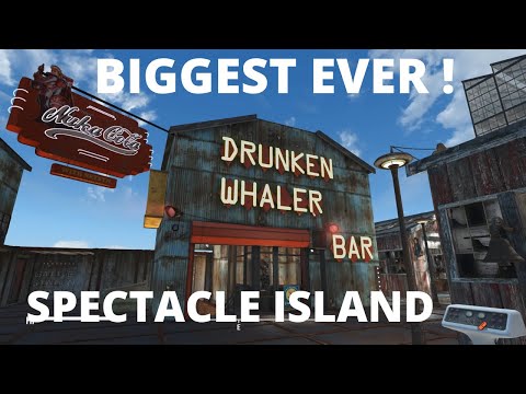 The Biggest Fallout 4 Settlement Ever Built 17.5 Million Triangles - Spectacle Island 2018