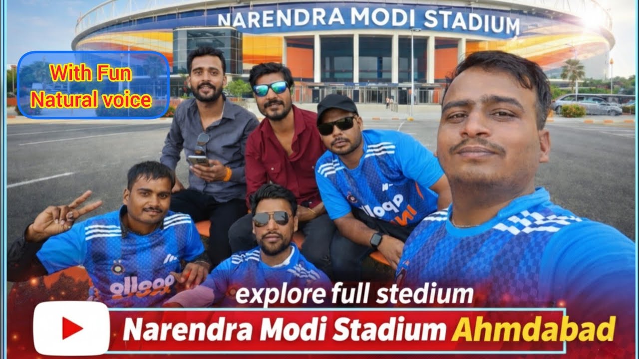 explore full stedium Narendra Modi Stedium Ahmdabad  | Team Kumawat brother
