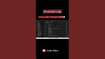 Illuminated Login Page Using HTML, CSS & JavaScript | Glowing UI Animation