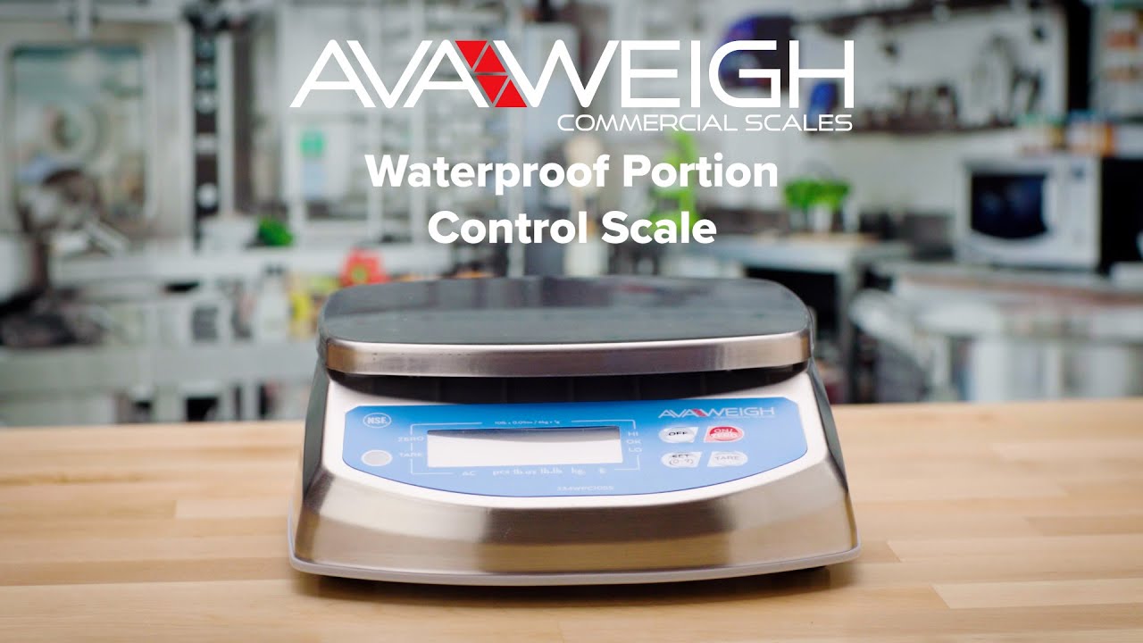 AvaWeigh Waterproof Portion Control Scales 