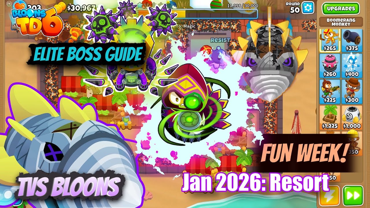 Elite Dreadbloon Resort Boss Guide BTD6