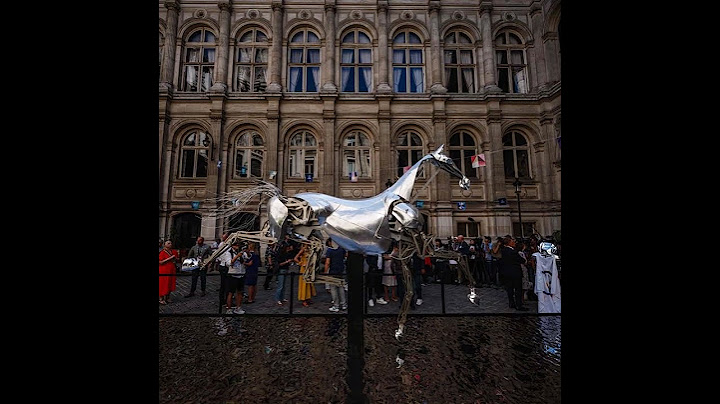 Zeus, le cheval métallique star des JO, part en tournée française