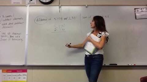 Chapter 3, lesson 1 Add/subtract decimals