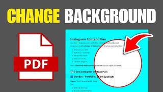 How To Change PDF Background Color (PC & Laptop)