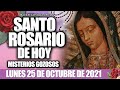 Santo rosario hoy lunes 25 de octubre de 2021misterios gozososoracin catlicaoficial