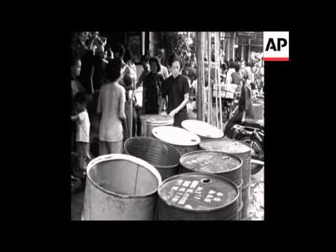 SYND 30 6 67 DROUGHT HIT HONG KONG SELLS WATER DRUMS AND HOSEPIPES