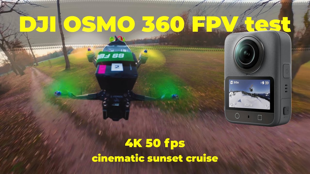 DJI OSMO 360 mounted on FPV drone | TEST Flight