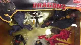 How To Train Your Dragon Ultimate Dragon Heroes Team Set 6 Action Figure Set  Toy Review