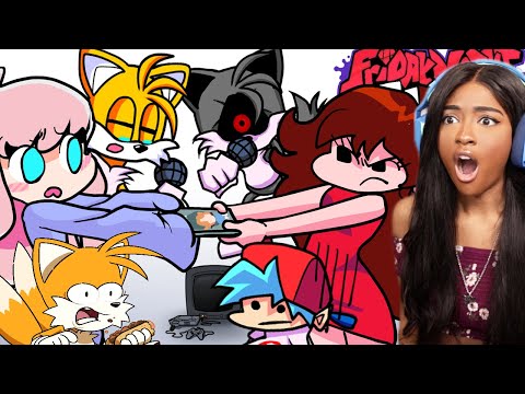 TAILS.EXE IS BACK!! GF IS FIGHTING ANOTHER GIRL??! | Friday Night Funkin [vs Cloud, VS Tails.EXE]
