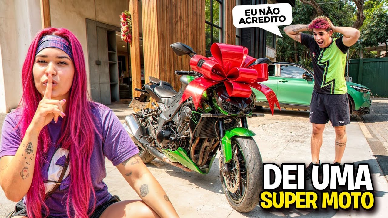 DEI UMA SUPER MOTO PRO VOID! ele gostou?