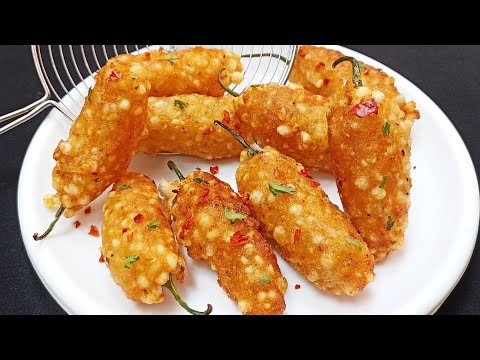 साबूदाना से बनाये व्रत स्पेशल सिर्फ 5 मिनट में बेहद आसान crispy रेसिपी देखते ही बनाओगे - vrat pakora