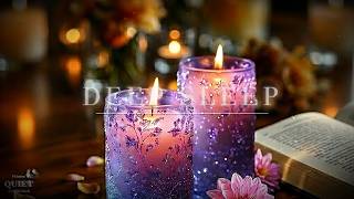 🌙 Deep Sleep Candle Ambience🕯️| 🕰️ Candle Sounds, Gentle Clock Ticking &amp; Dreamy Music Box