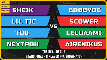WC3 - The Real Deal 2 - GRAND FINAL - 8 Player FFA Showmatch