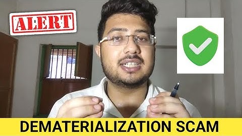 Beware of This Dematerialization scam | Physical Share Scam | Protect Your Shares | Umang Kumar