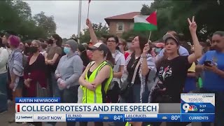 College protests and free speech