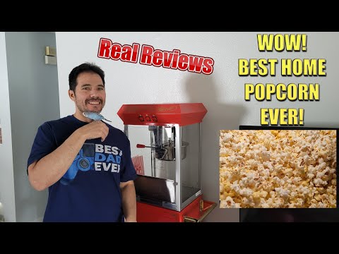 Great Northern Popcorn 8 oz. Foundation Style Popcorn Popper Machine Cart - Red