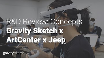 Gravity Sketch x ArtCenter x Jeep® - R&D Review: Student Concepts
