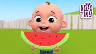 Colors with Fruits Song | Nursery Rhymes & Kids Songs | Hello Tiny English