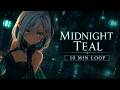 Midnight Teal | Whisper Chill Jazz for Late Night Reading — 10 Min Loop