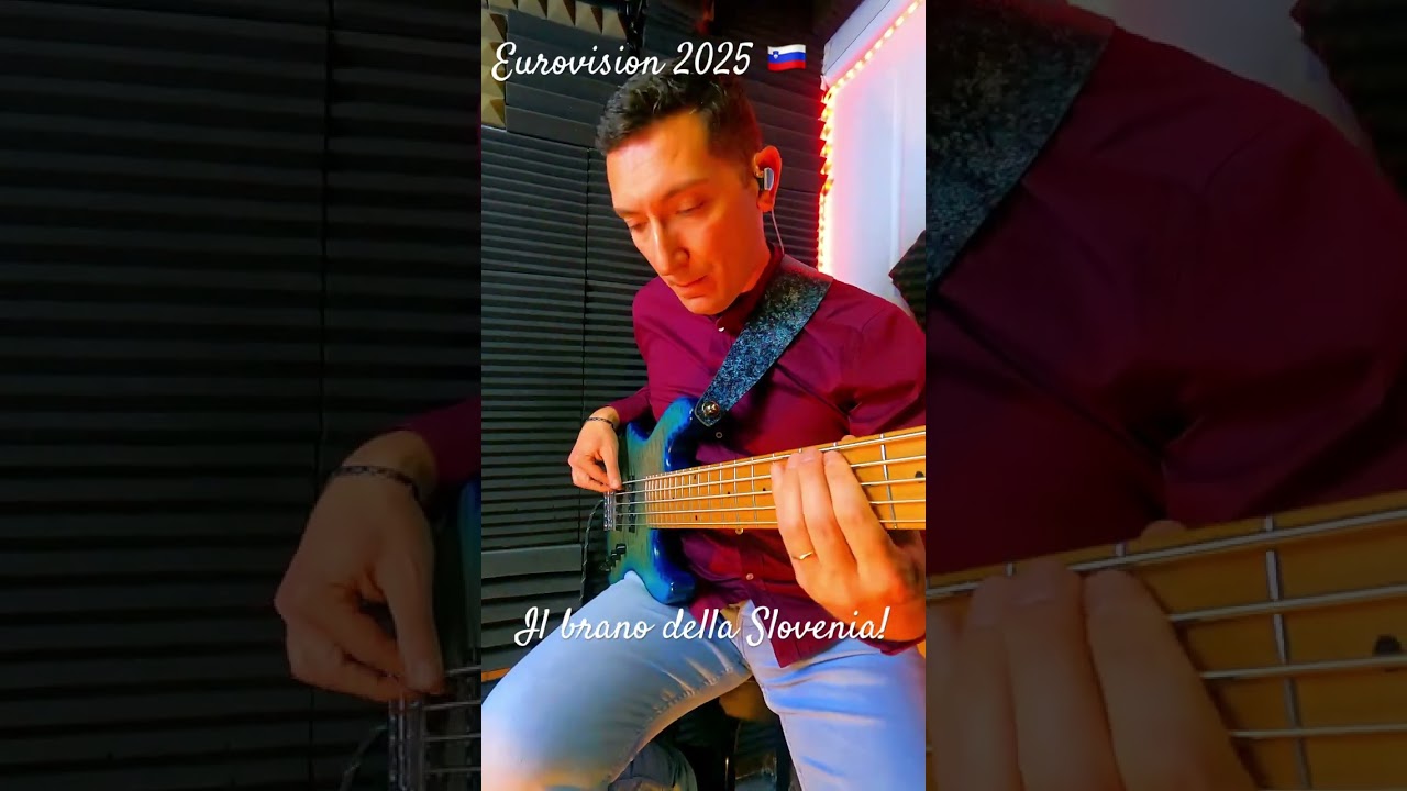 Eurovision 2025 – Slovenia | Bass cover emotiva 