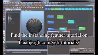 Feathers and instancing with Yeti