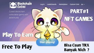 Nft Games Blockchain Cuties Get Free Play to Earn TRX - PART#1 screenshot 5