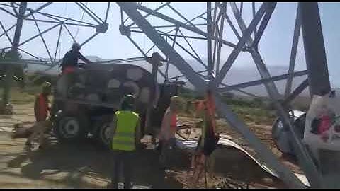 Overhead cable stringing equipment conductor hydraulic puller tensioner for 500kv transmission line