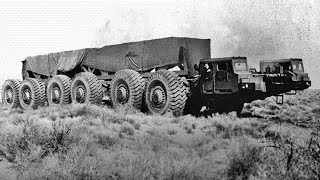 Off-road giant 12x12. Soviet rocket truck
