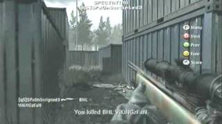 .: COD4 1v1 Quick scopes:. SP vs BHL