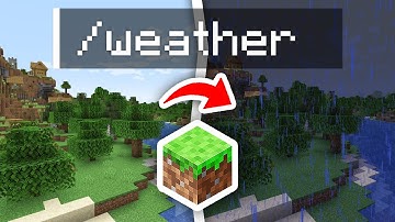 How To Use Weather Command In Minecraft - Full Guide