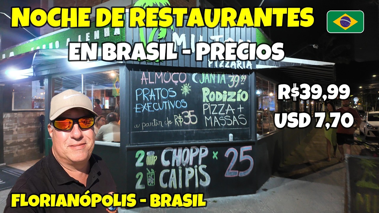 Noche de Restaurantes en Brasil l Canasvieiras l Florianópolis l Brasil