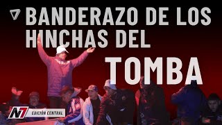 Banderazo de los hinchas del Tomba