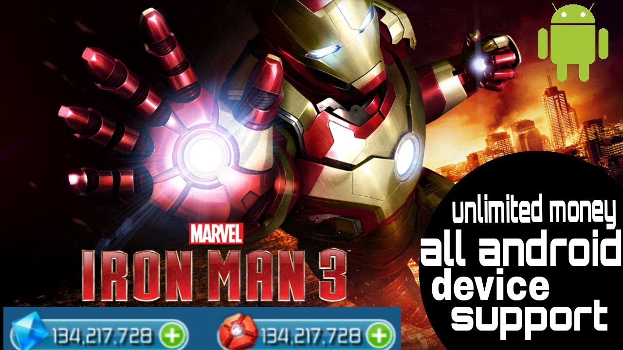 Iron man 3 mod apk all device support YouTube