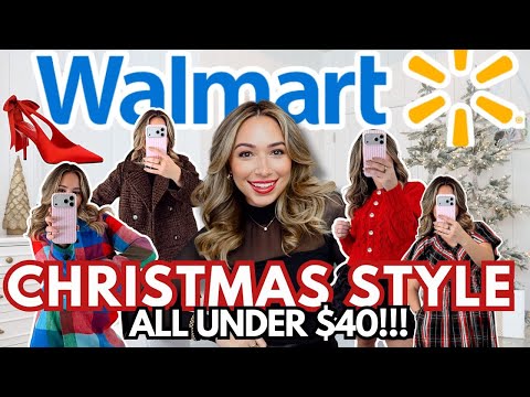 HUGE WALMART FASHION HAUL TRY ON 2025 HOLIDAY DROP Is Here LUXE On A Budget Christmas Outfits