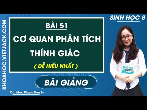 Video Cơ quan phân tích thính giác - Bài 51 - Sinh học 8 -... - YouTube