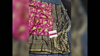 Daily wear Soft n Lite weight meena Brasso sarees with contrast border and pallu screenshot 4