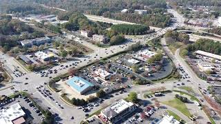 Cary Crossroads Plaza From the Sky