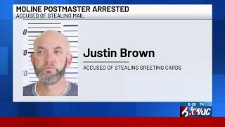 Moline postmaster arrested for stealing greeting cards