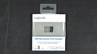 Logilink USB Bluetooth 4.0 Adapter - Unboxing & Test - YouTube