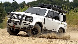 1/10 Scale LAND ROVER NEW DEFENDER d110 Element Enduro IFS2 Suspension Off-Road Driving 4X4 RC Car