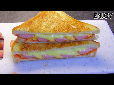 Video: Mainit Na Mga Sandwich Sa Isang Kawali: Simple At Masarap Na Mga Recipe Na May Sausage, Keso, Itlog, Larawan At Video