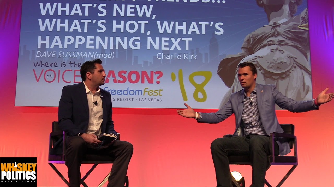 Charlie Kirk, Turning Point USA, Main Stage with Dave Sussman at FreedomFest #FFest18