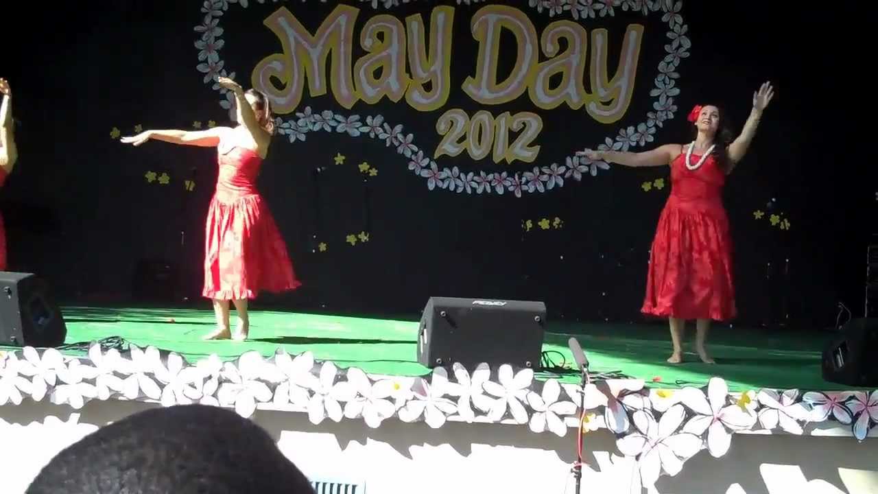 Kauakilihune Tahiti nui Dancers 2012 May Day - YouTube