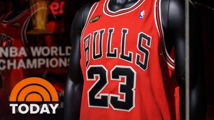 Michael Jordan's 'Last Dance' Chicago Bulls jersey sells for record $10.1m, Michael Jordan